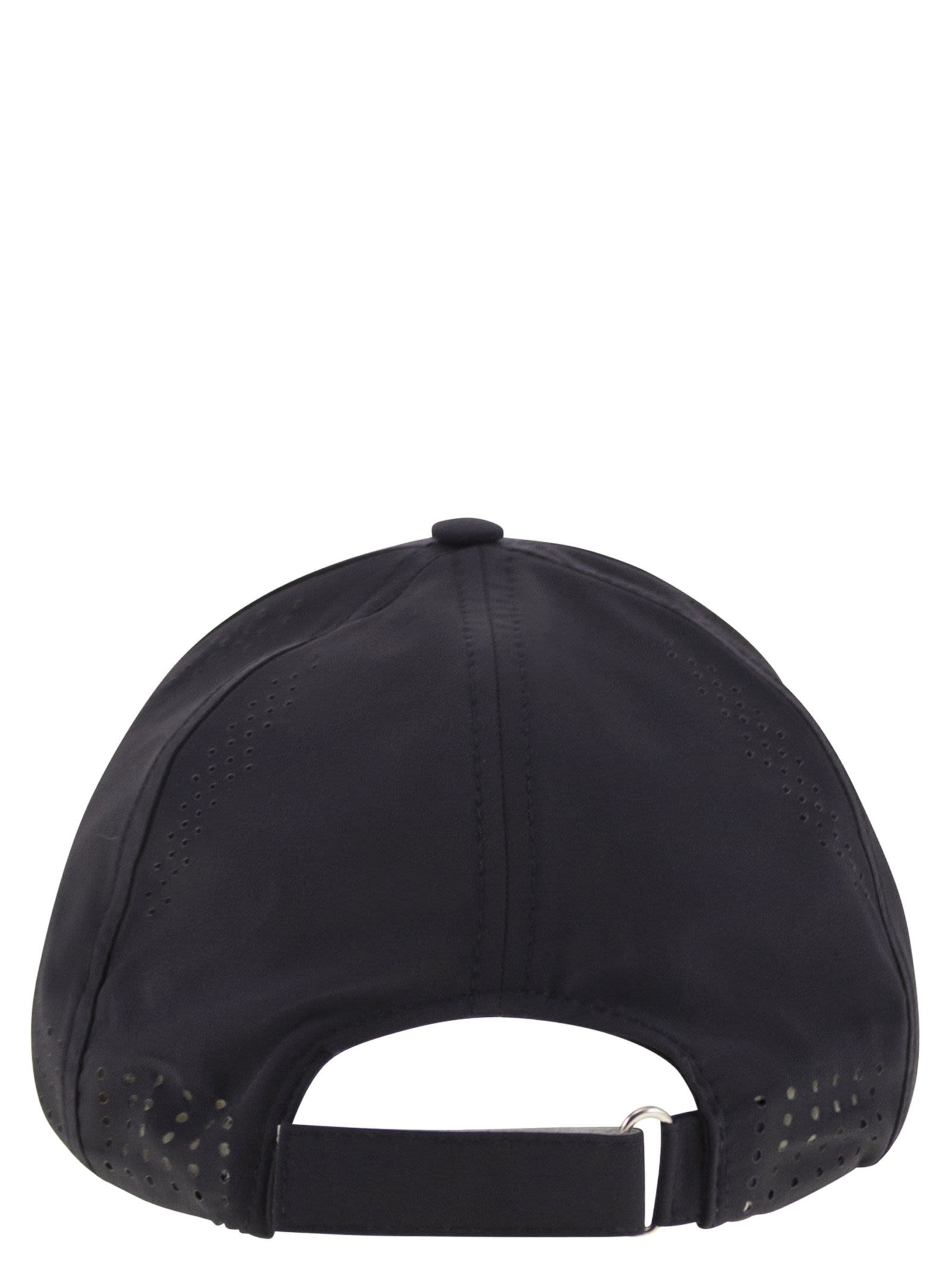 Brunello Cucinelli Men Baseball Cap In Tech Fabric With Logo - 2