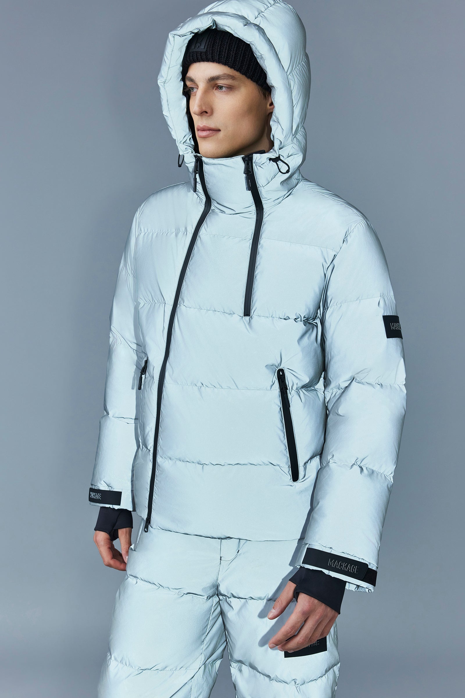 KENJI-RF Down ski jacket with reflective shell - 6