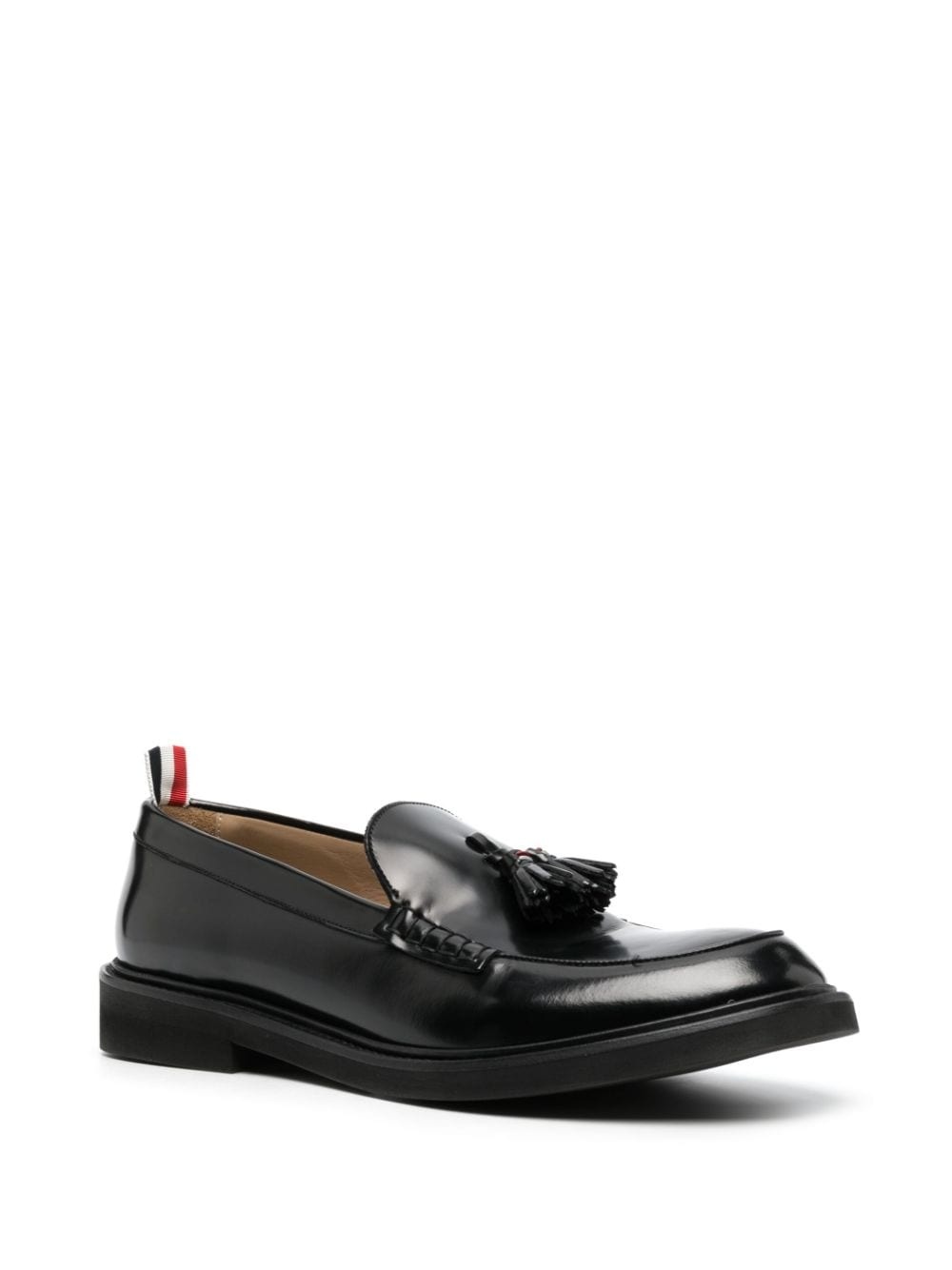 tassel leather loafers - 2