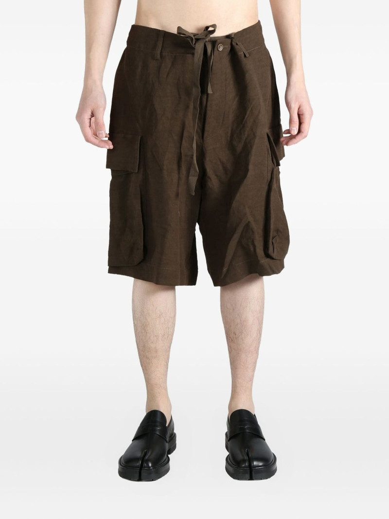 UMA WANG drawstring cargo shorts outlook