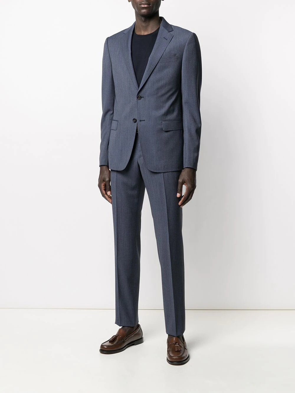 slim single-breasted suit - 2