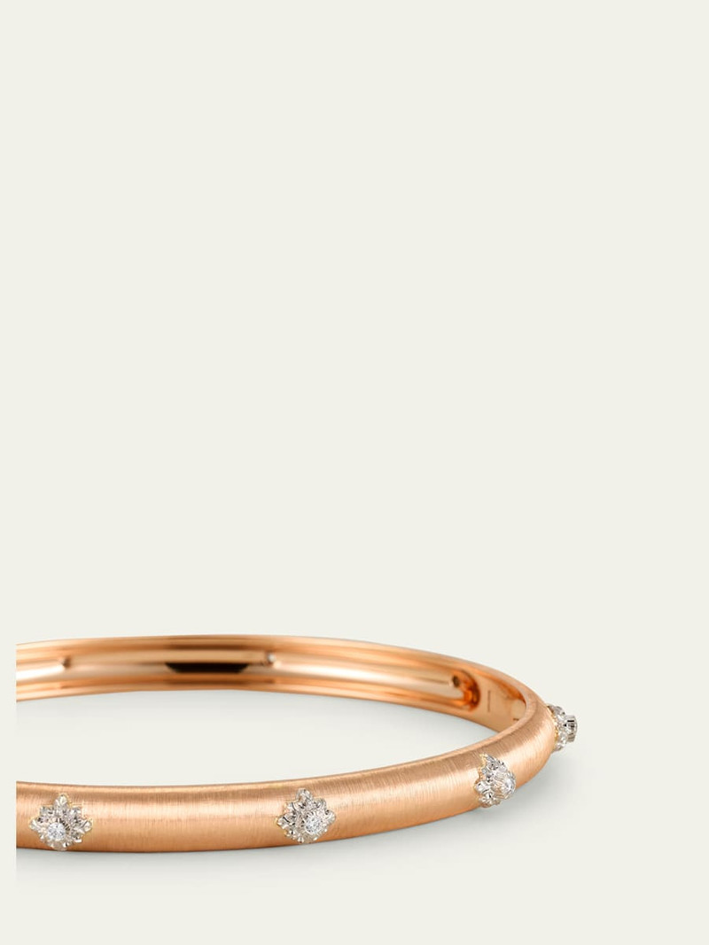 Buccellati Macri Bombe 18K Rose Gold Diamond Cuff Bracelet outlook