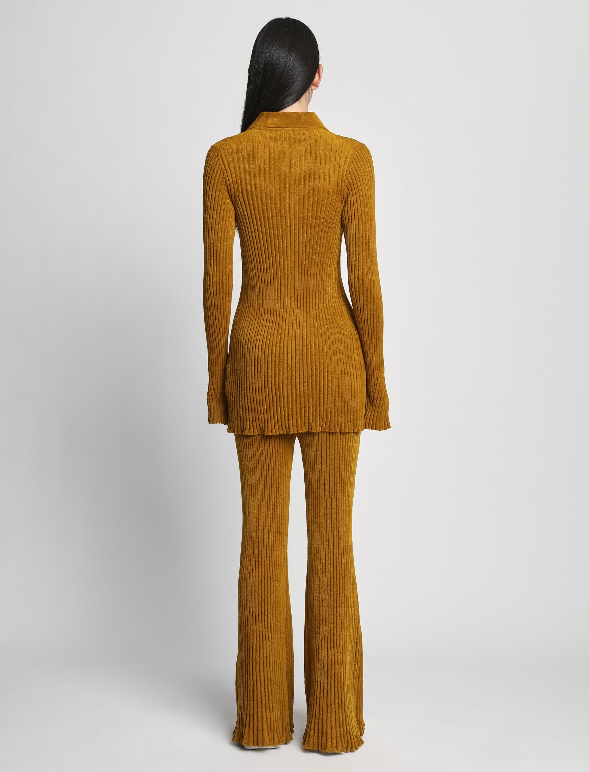 Velvet Rib Knit Shirt - 5