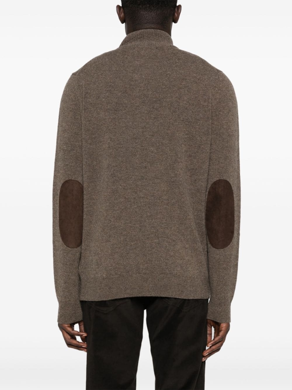 logo-patch sweater - 4