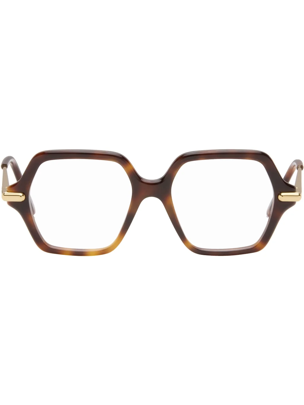 Brown Slim Glasses - 1