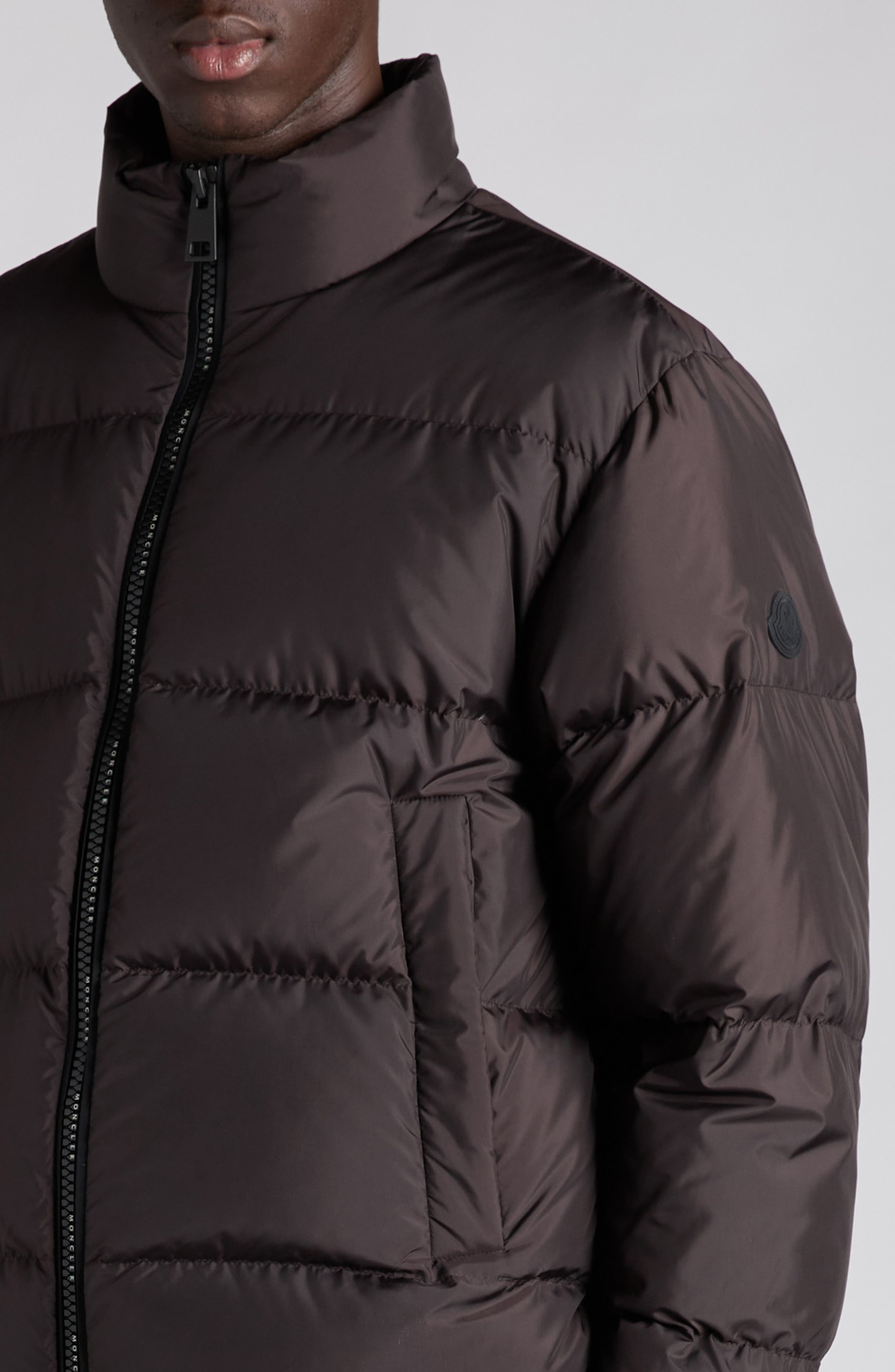 Moncler Erterle Down Puffer Jacket in Brown Bean at Nordstrom - 2