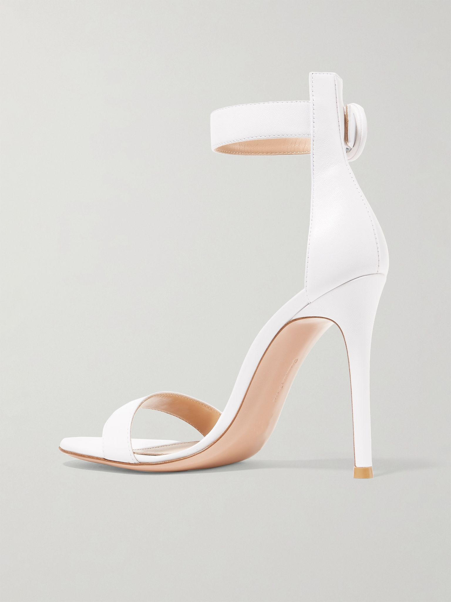 Portofino 105 leather sandals White - 3