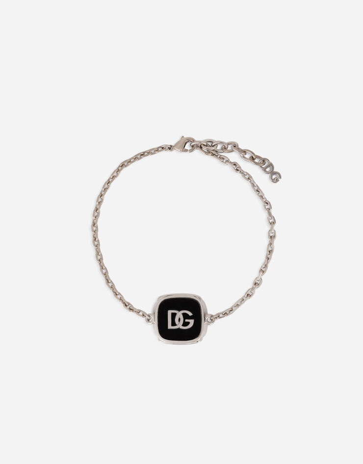 Bracelet with enameled DG logo - 1