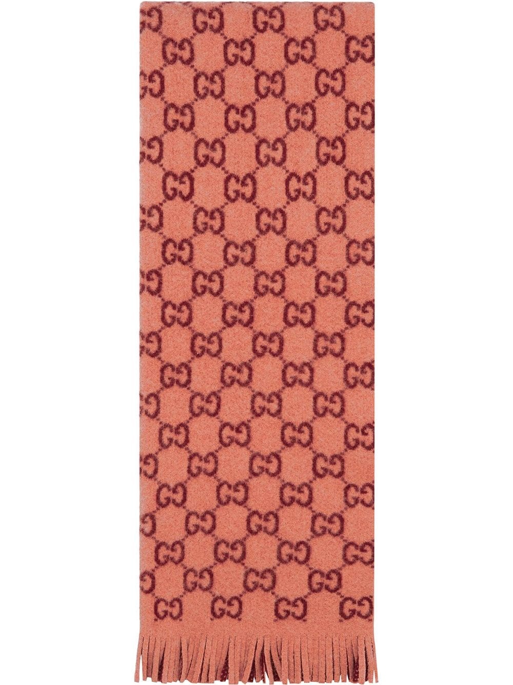 GG jacquard print scarf - 1