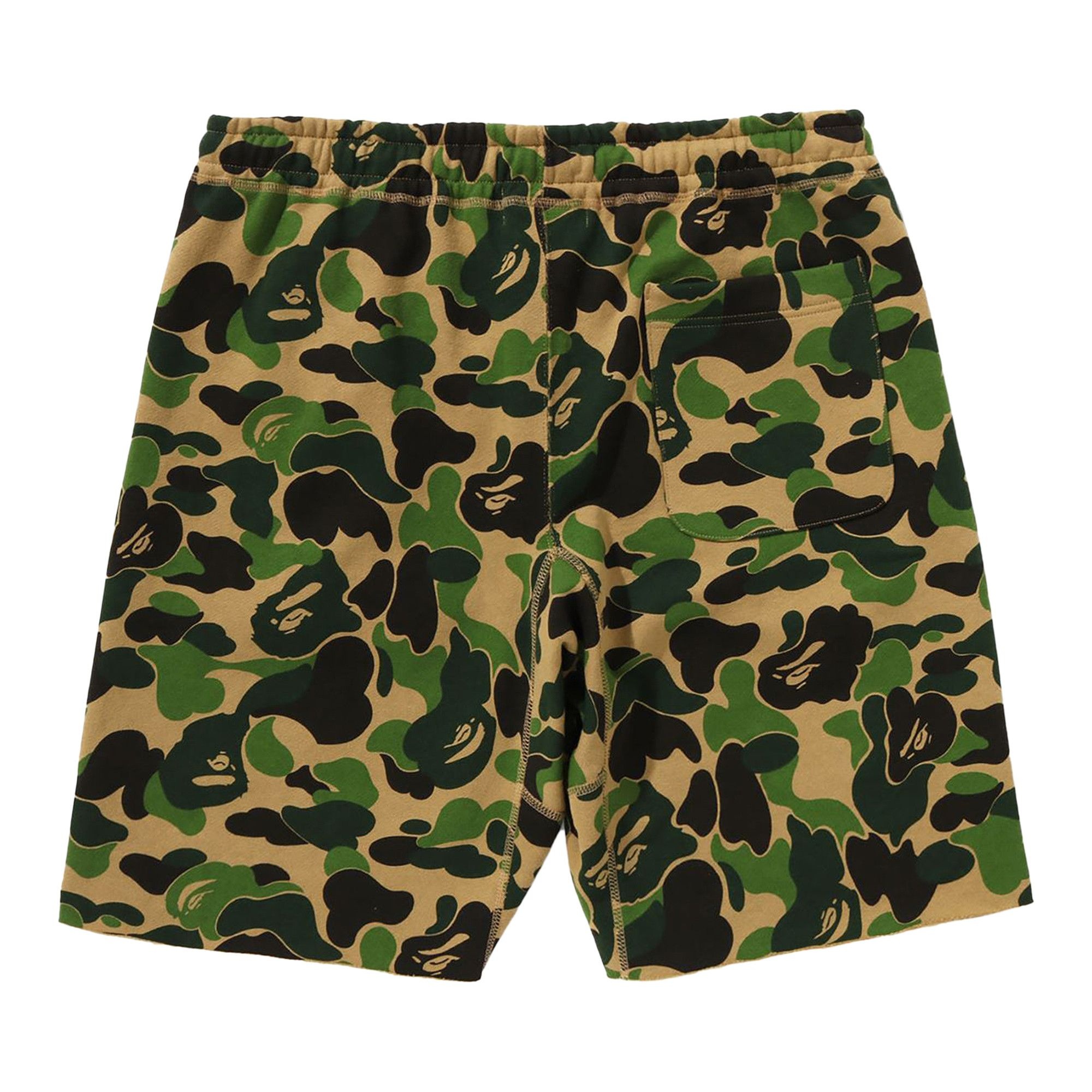 BAPE x Readymade ABC Camo Eagle Wide Sweat Shorts 'Green' - 2