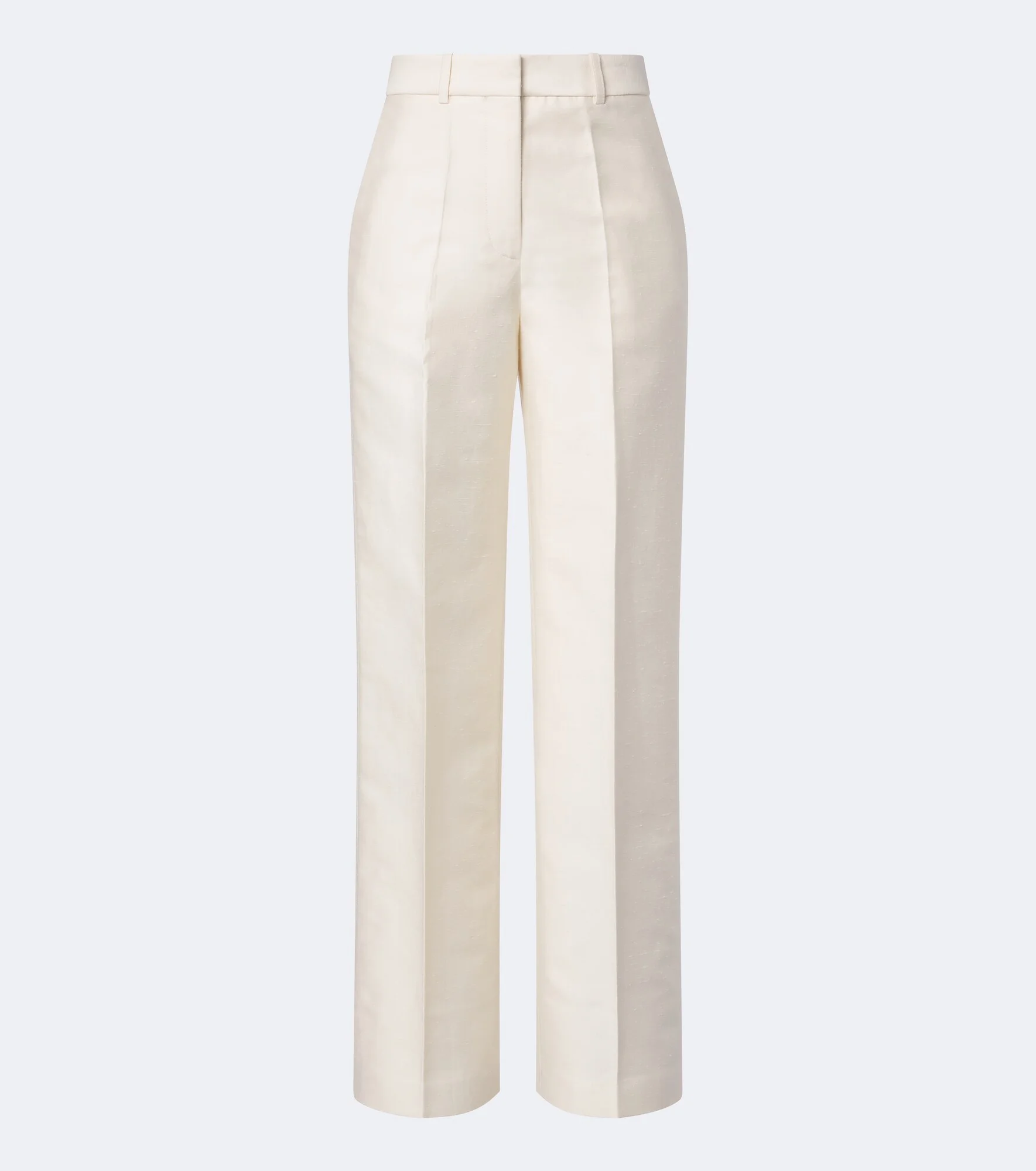 Mitae cotton, linen, and silk-blend wide-leg pants - 1