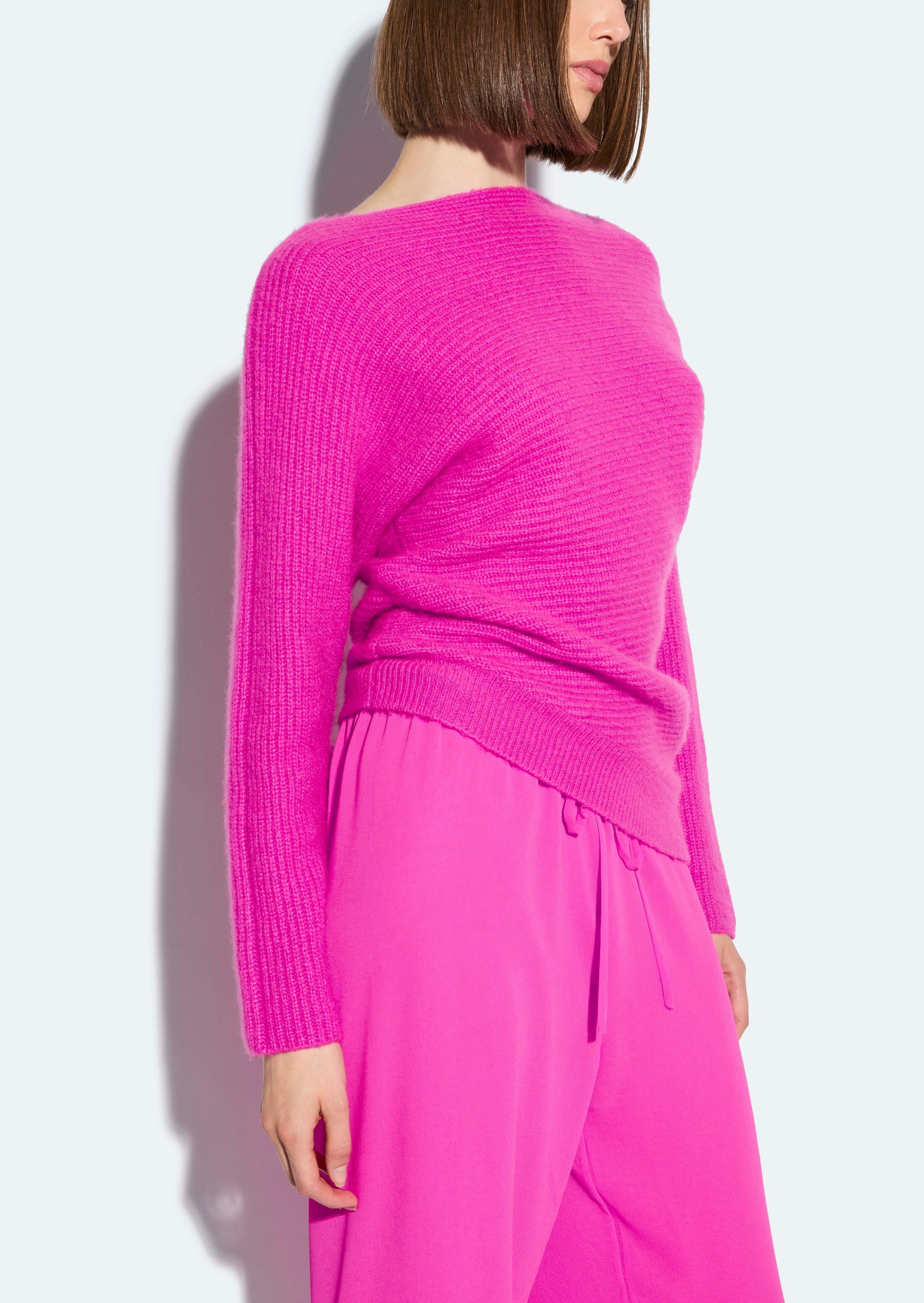 Cashmere Asymmetric Sweater - 4