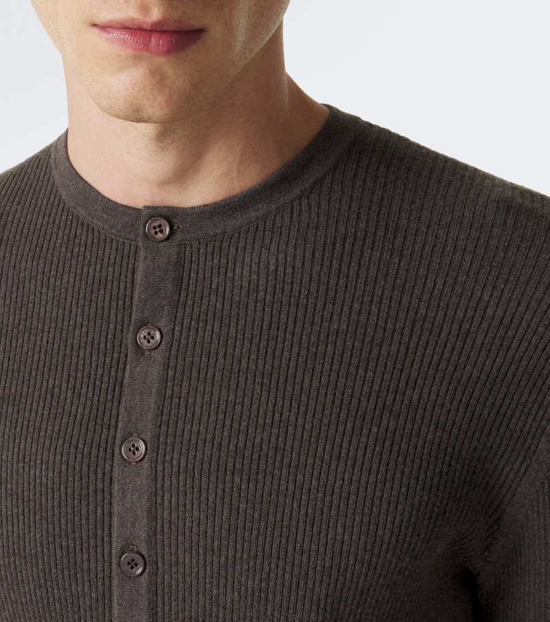 Falk cotton and cashmere Henley shirt 6