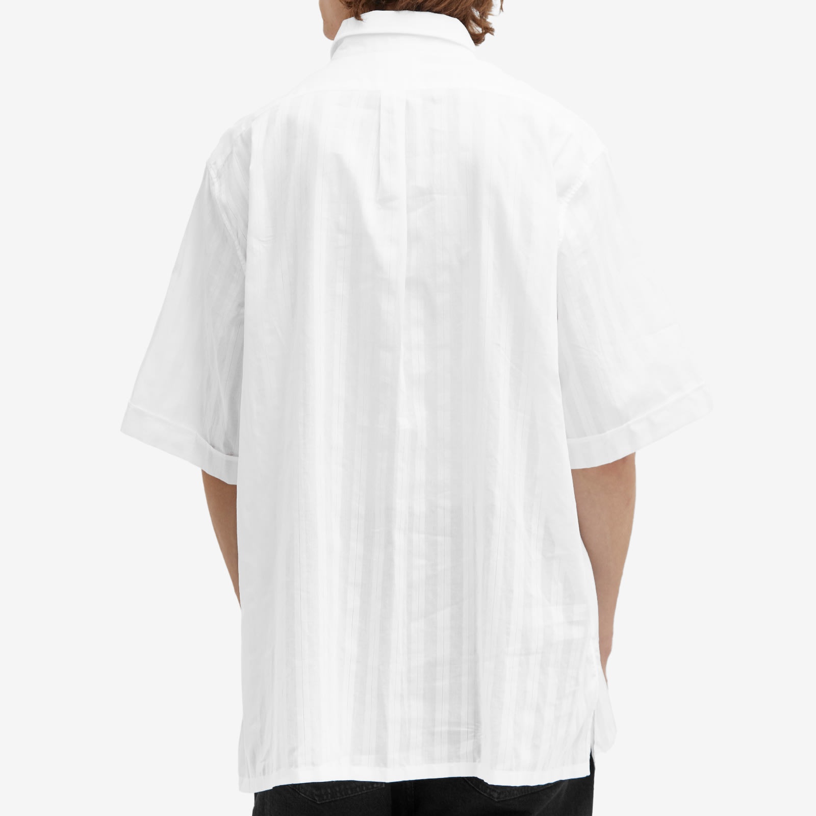 Givenchy Voile Stripe Short Sleeve Shirt - 3