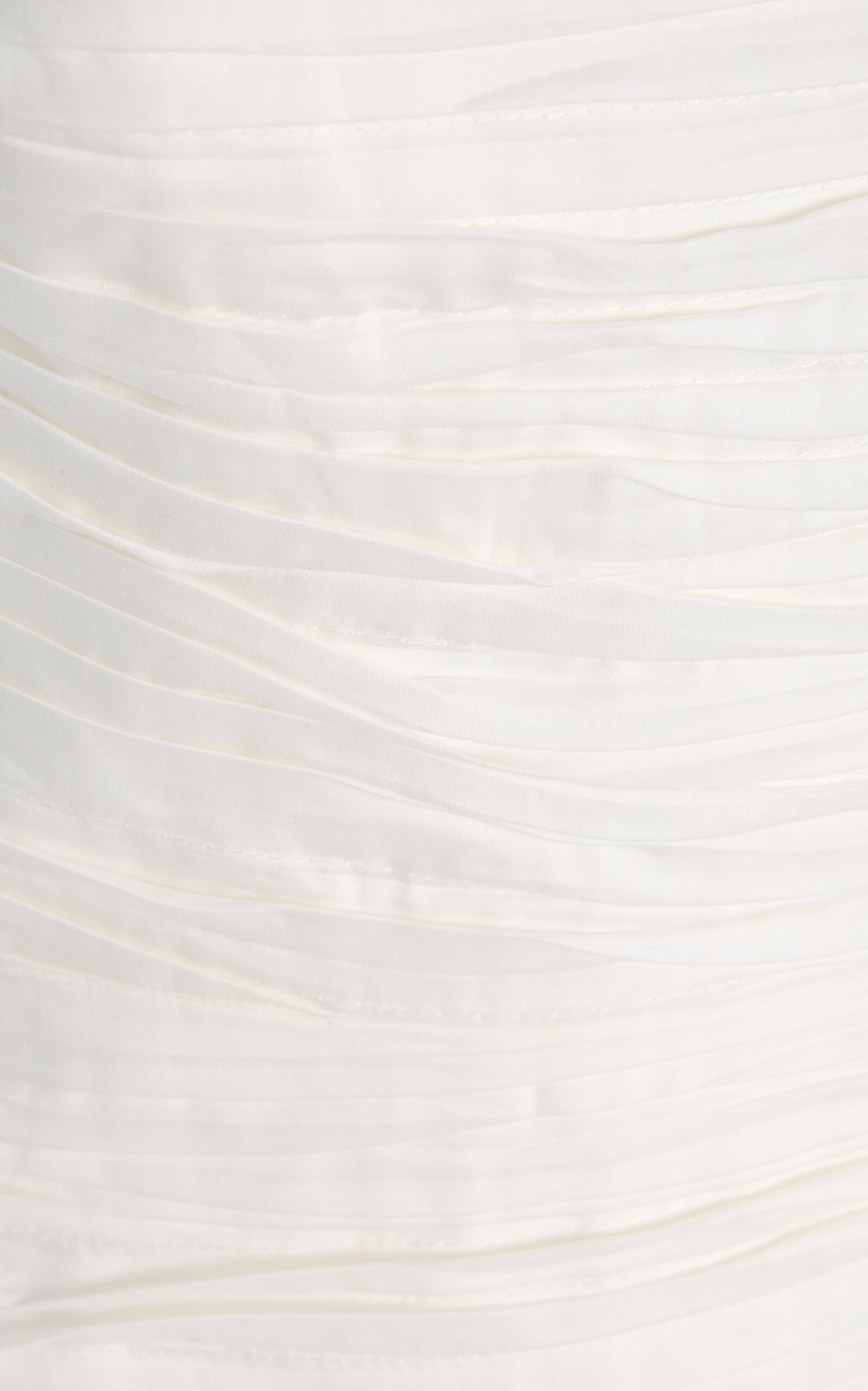 Sunbeam Ruched Cotton Bustier ivory - 5