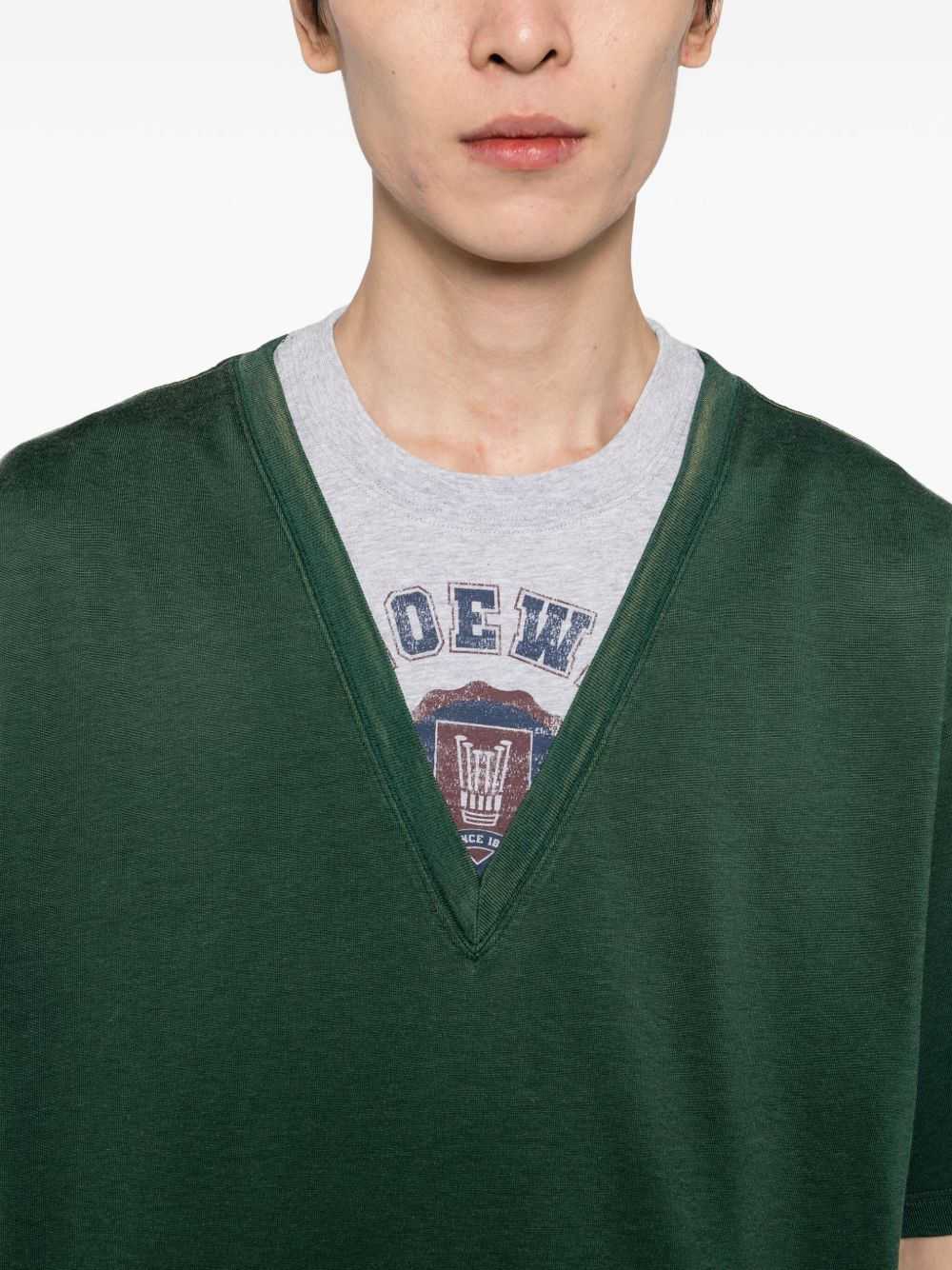 layered T-shirt - 4