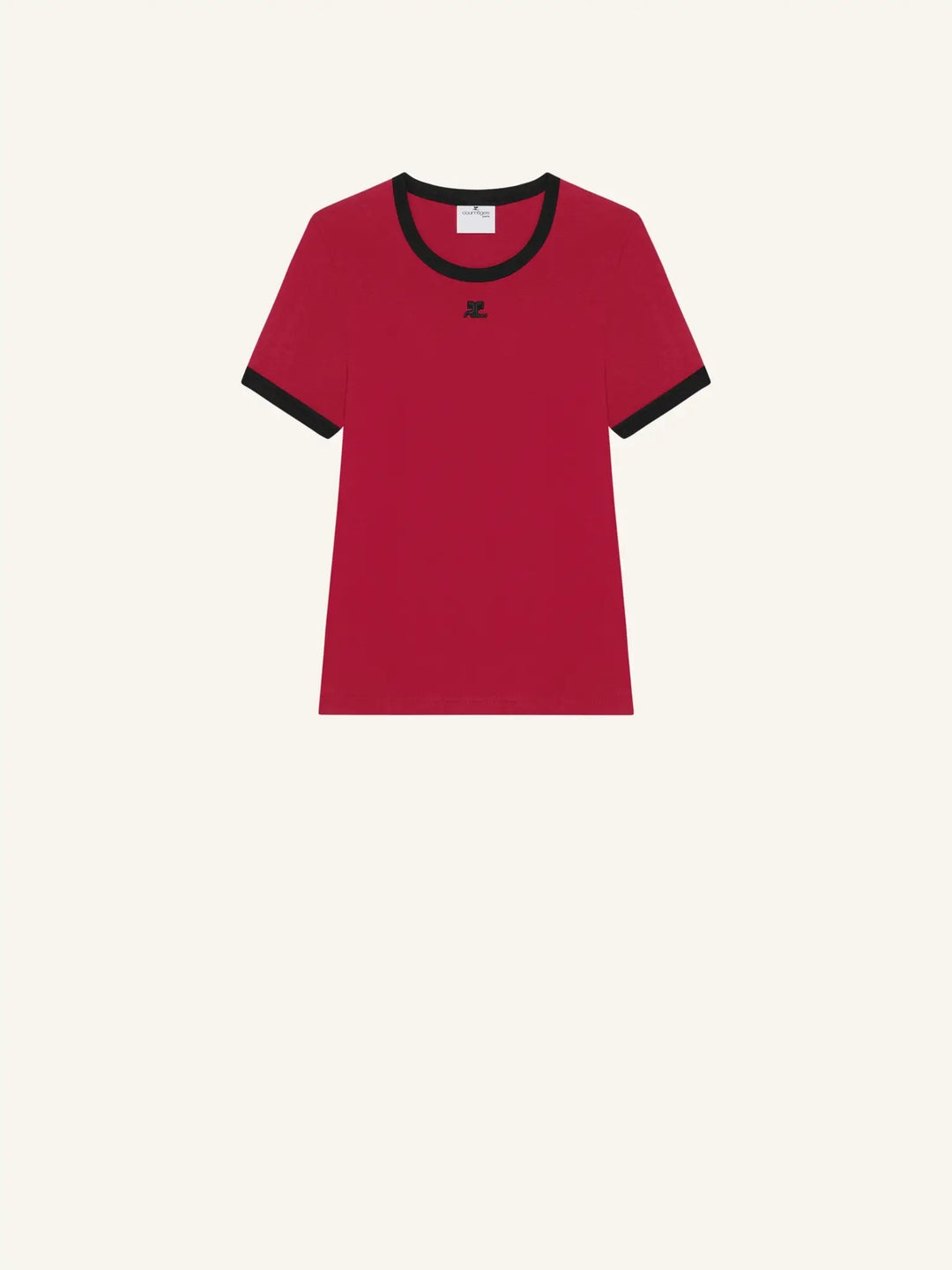 courrèges Signature Contrast T-Shirt | club21 | REVERSIBLE