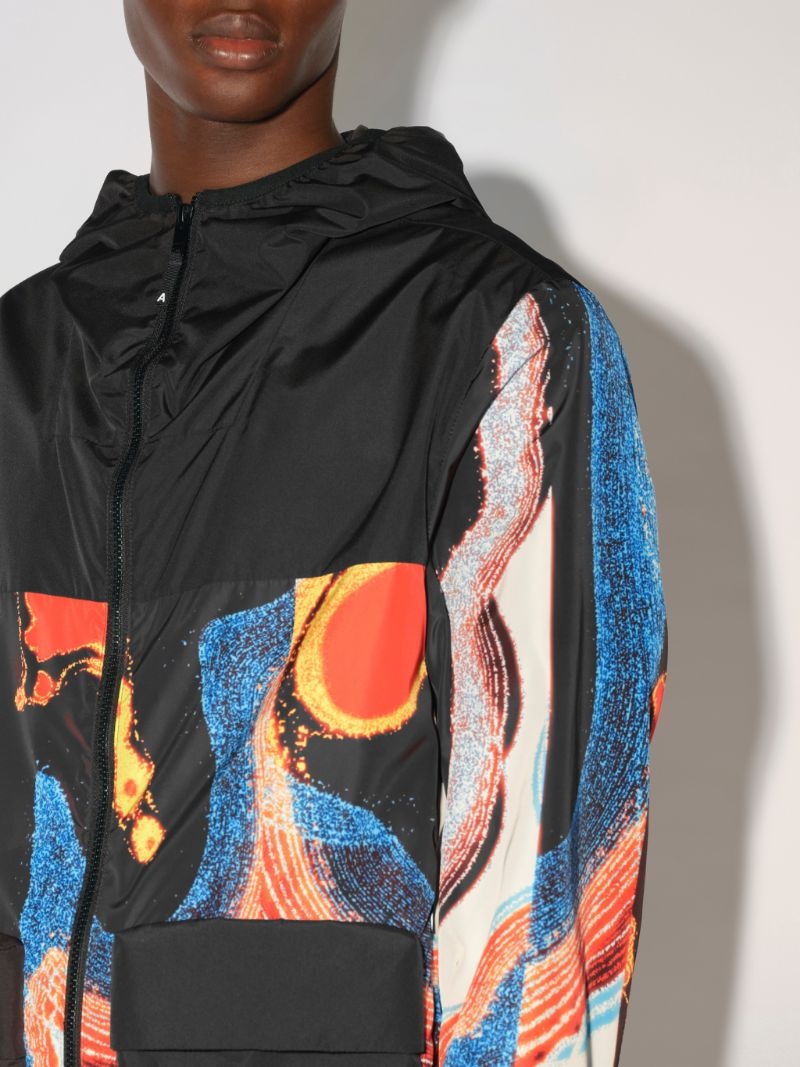 ALL OVER PRINTED NYLON JACKET - 5
