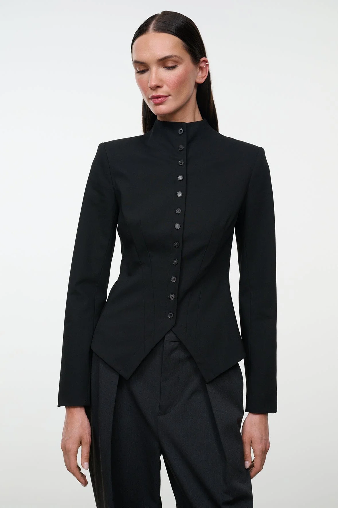 STAUD ADRIAN JACKET BLACK - 1