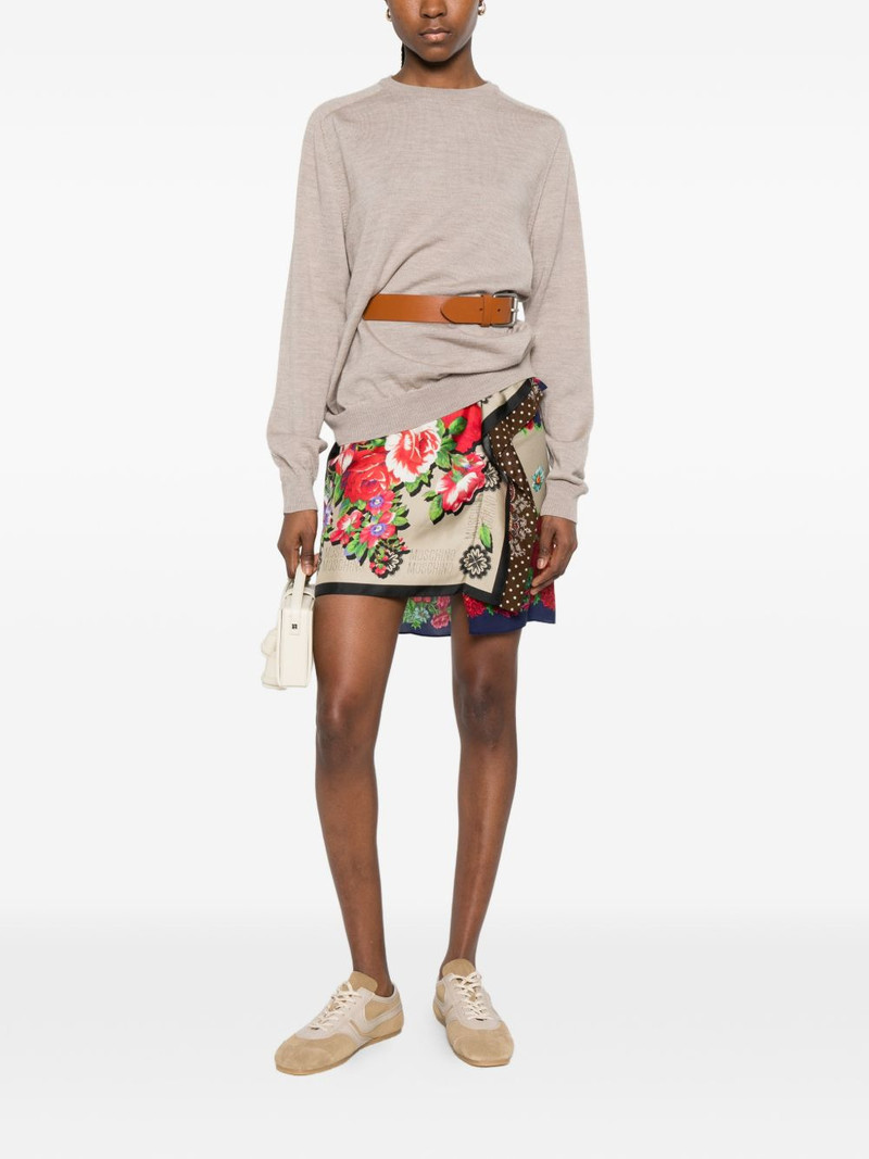 Moschino belt crewneck sweater outlook