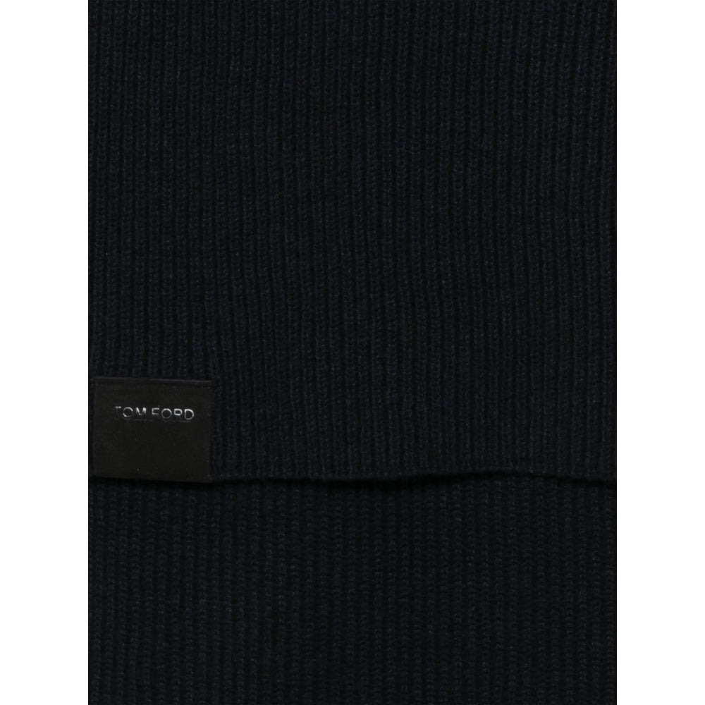 Tom Ford Blue Scarves Men - 2