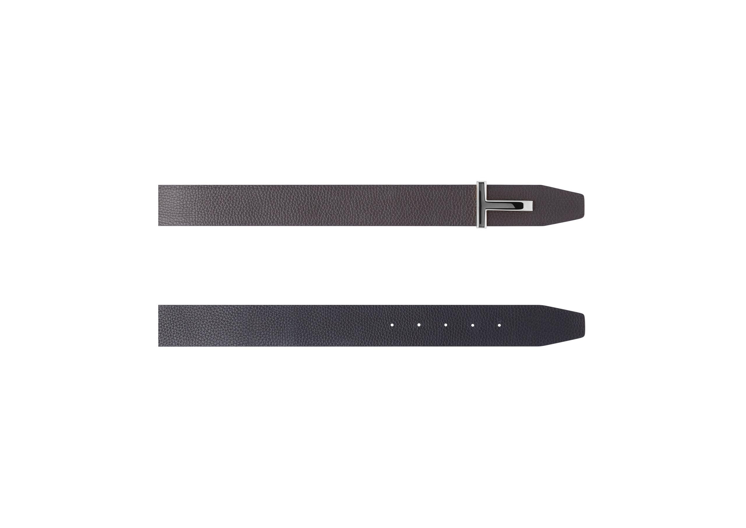 GRAIN LEATHER T ICON BELT - 2