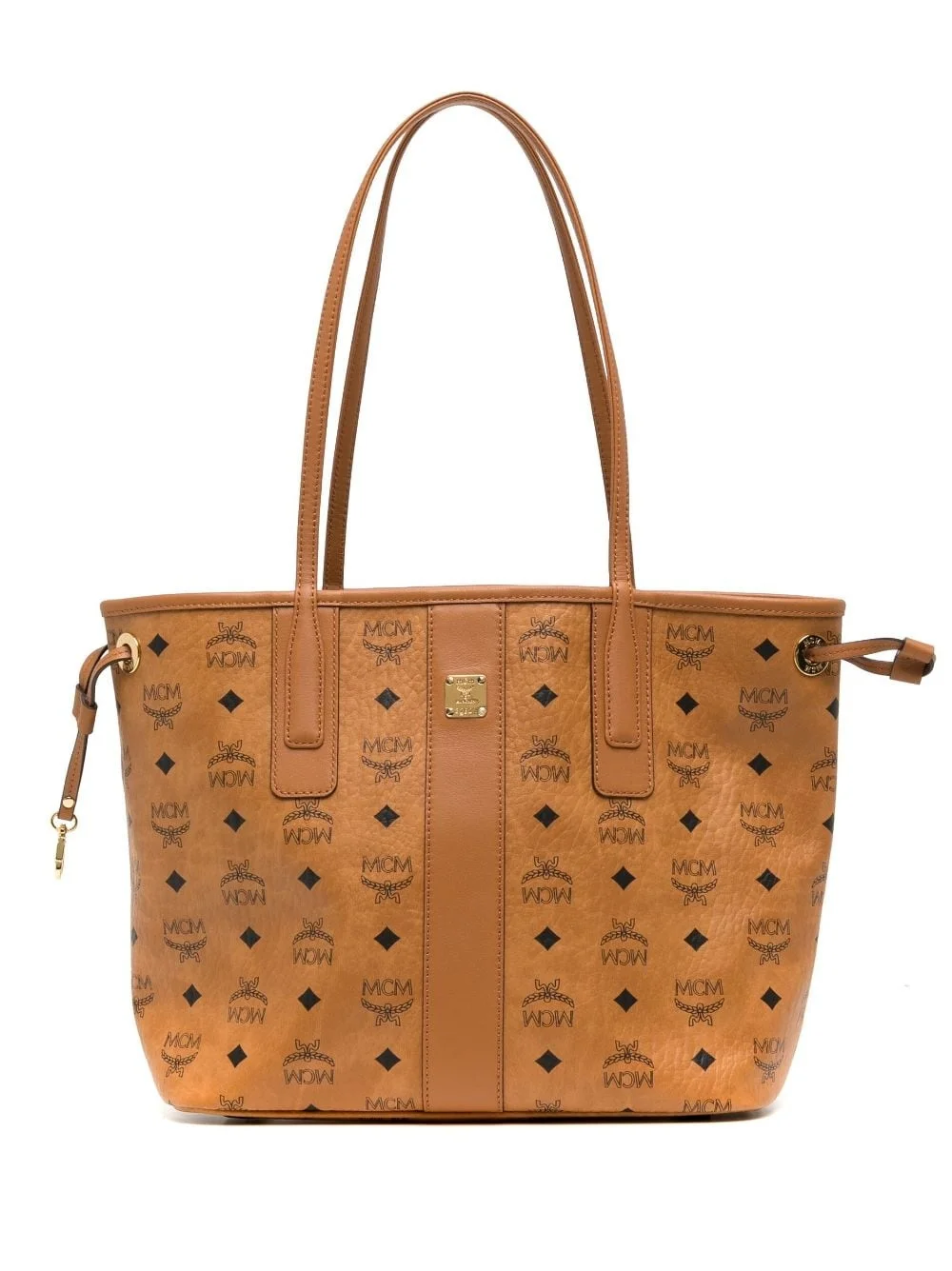 small Liz monogram-pattern tote bag - 1