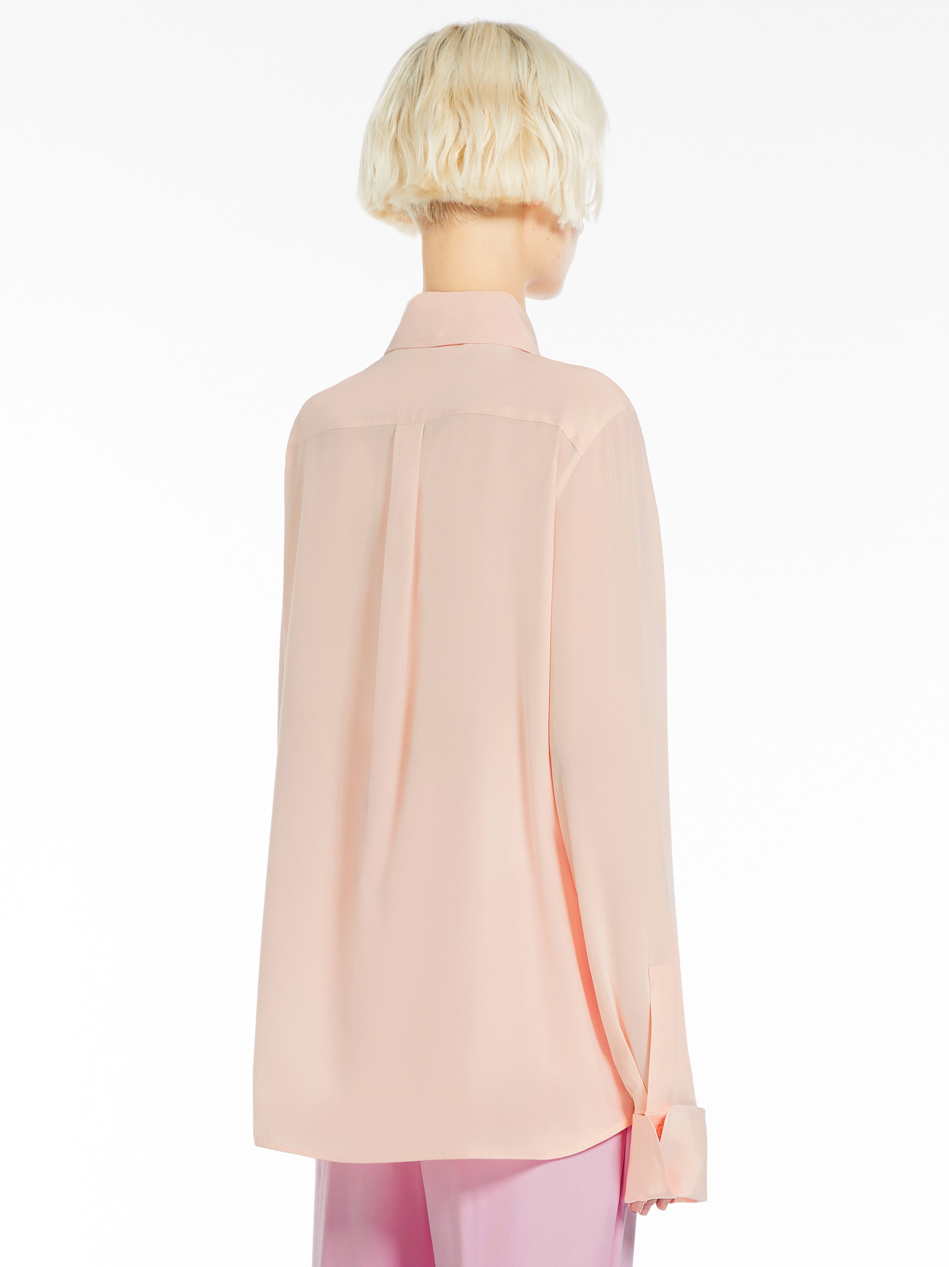 LELIA Slim-fit pure silk shirt - 4