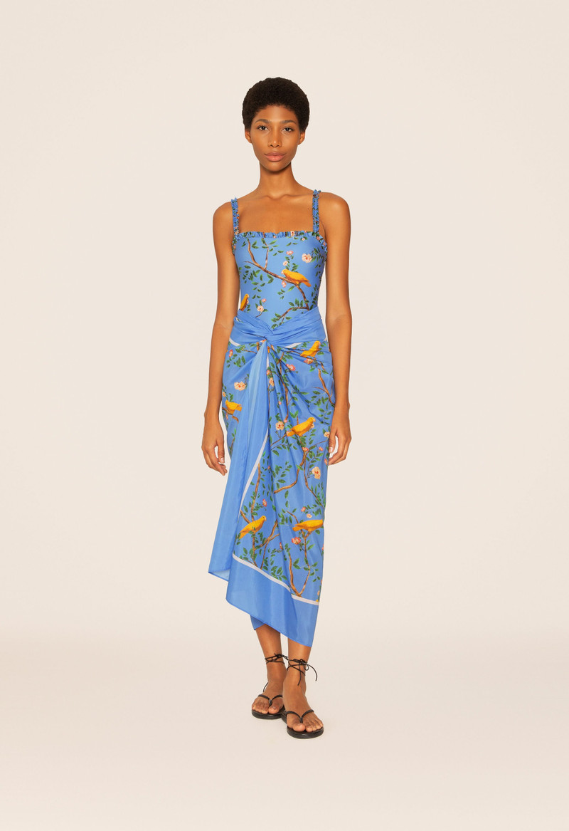 Agua by Agua Bendita Lavanda Canarios Blue Pareo outlook