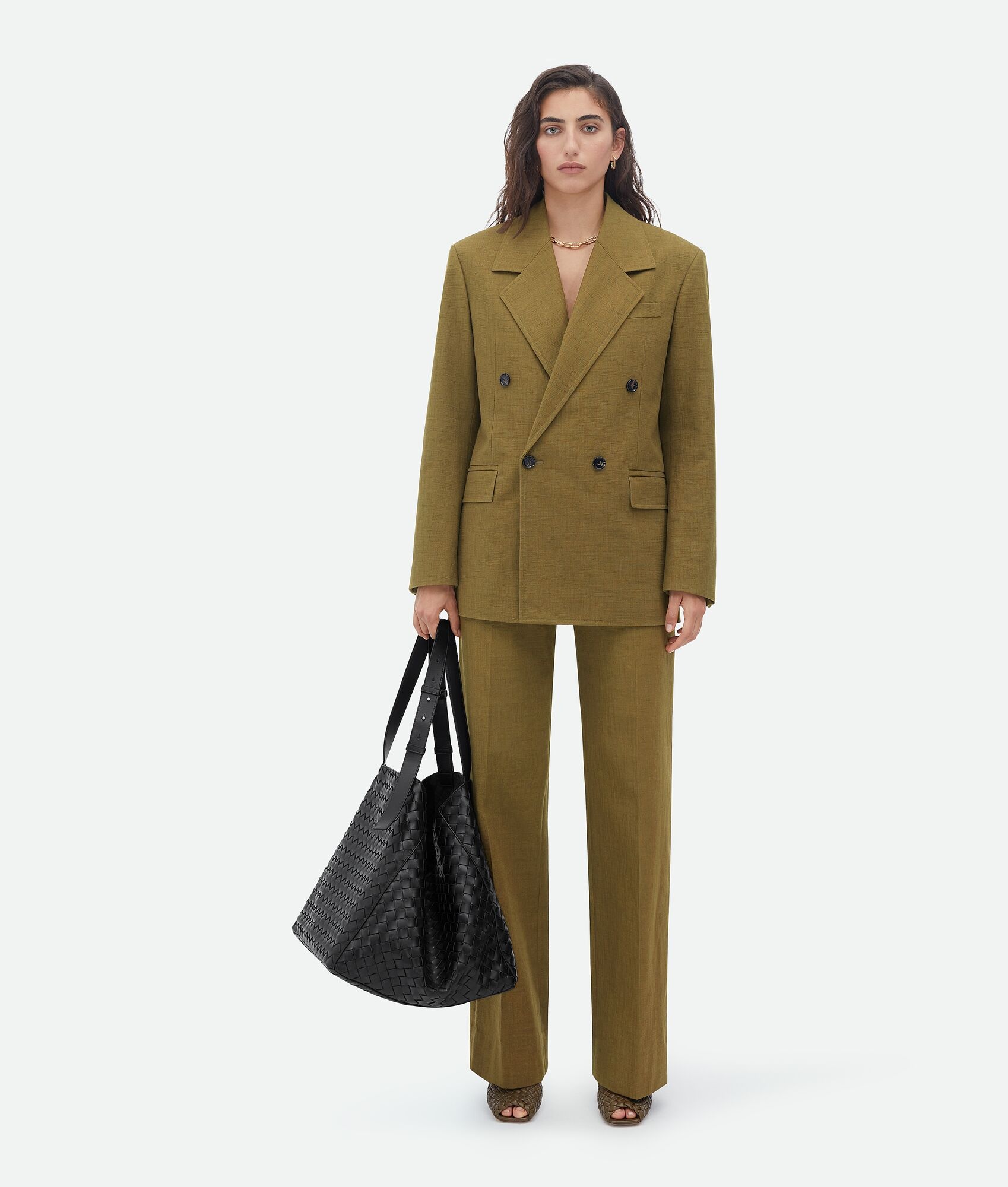 classic intrecciato cube tote bag - 5