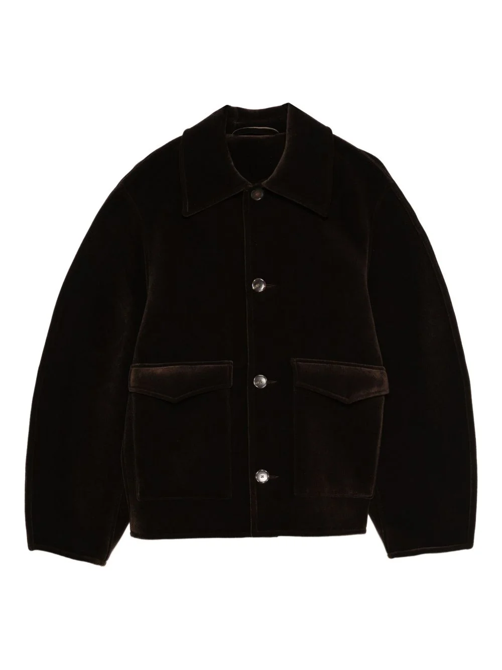 pocketed buttoned jacket - 1