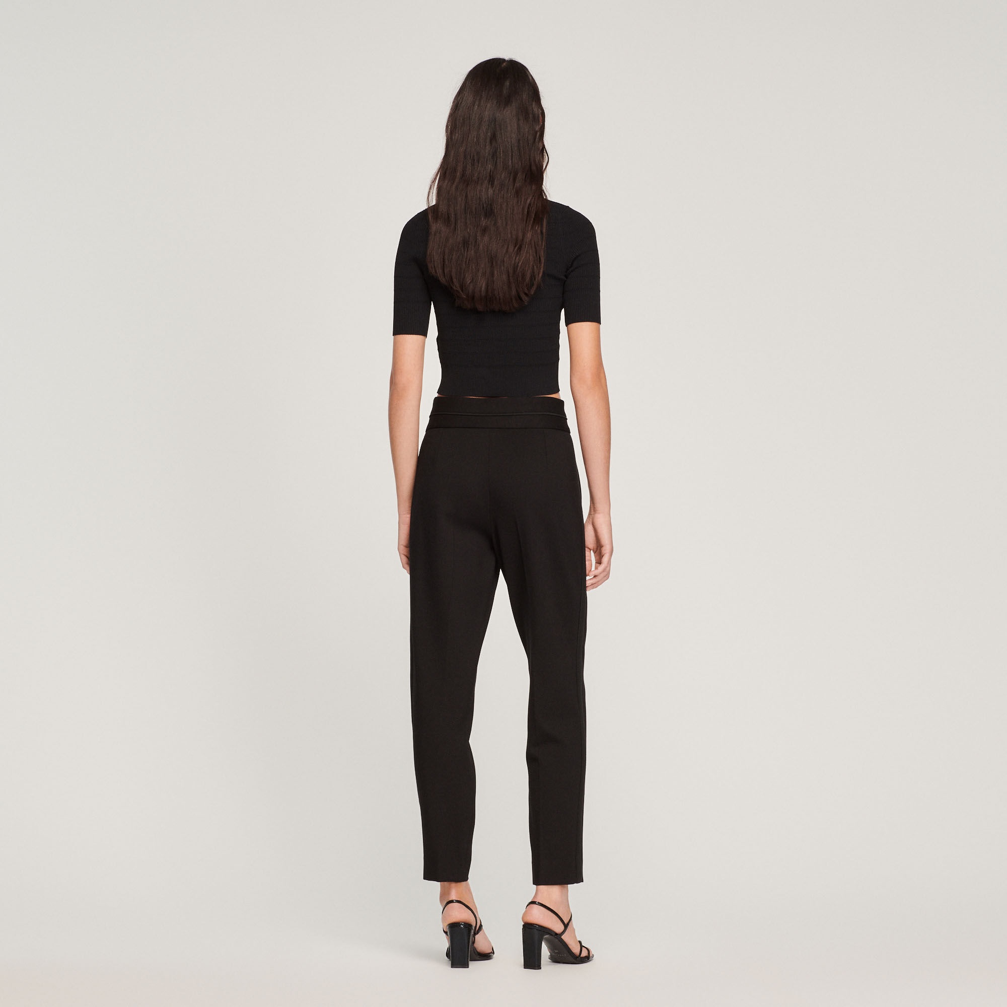 HIGH-WAISTED CLASSIC PANTS - 6