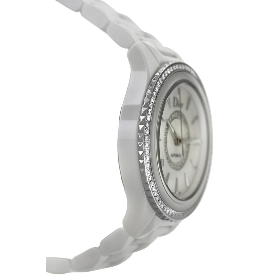 Pre-owned Christian Dior Dior Viii Montaigne Automatic Diamond Silver Dial Ladies Watch CD1245E9C001 - 3