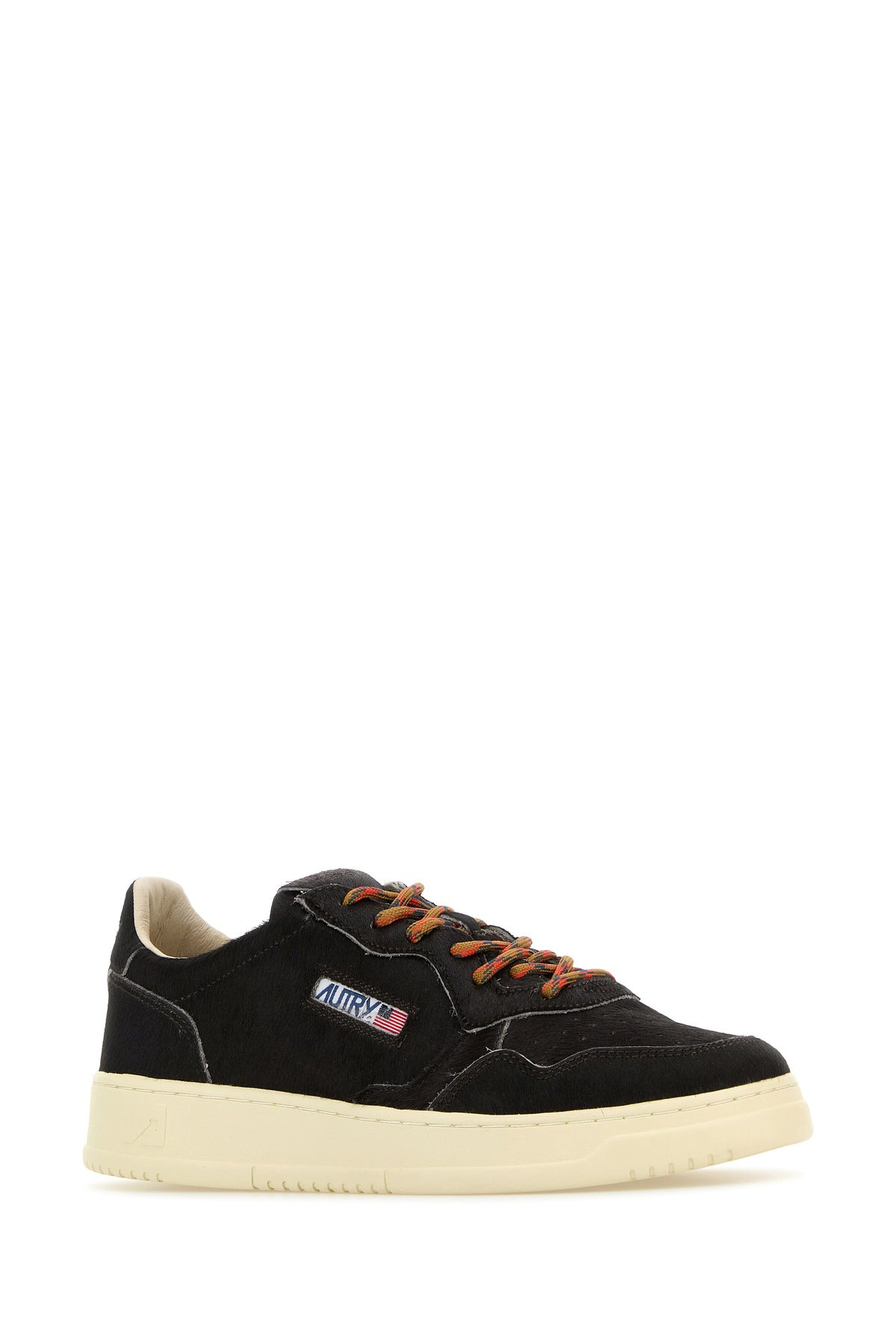 Black calf hair Medalist sneakers - 2