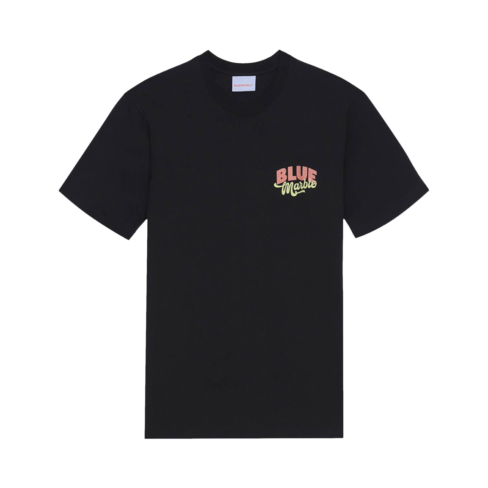 BLUEMARBLE Flower Print T-Shirt 'Black' - 1