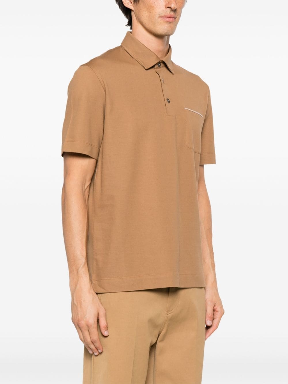 patch-pocket polo shirt - 3