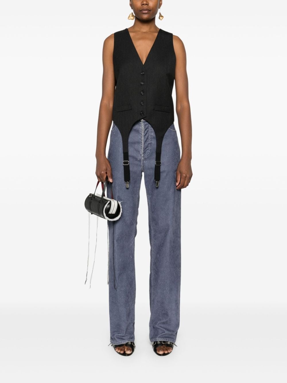 ベスト・ジレ Moschino SS25 VIRGIN WOOL VEST (10030418 0555) Moschino Virgin Wool Vest | italist