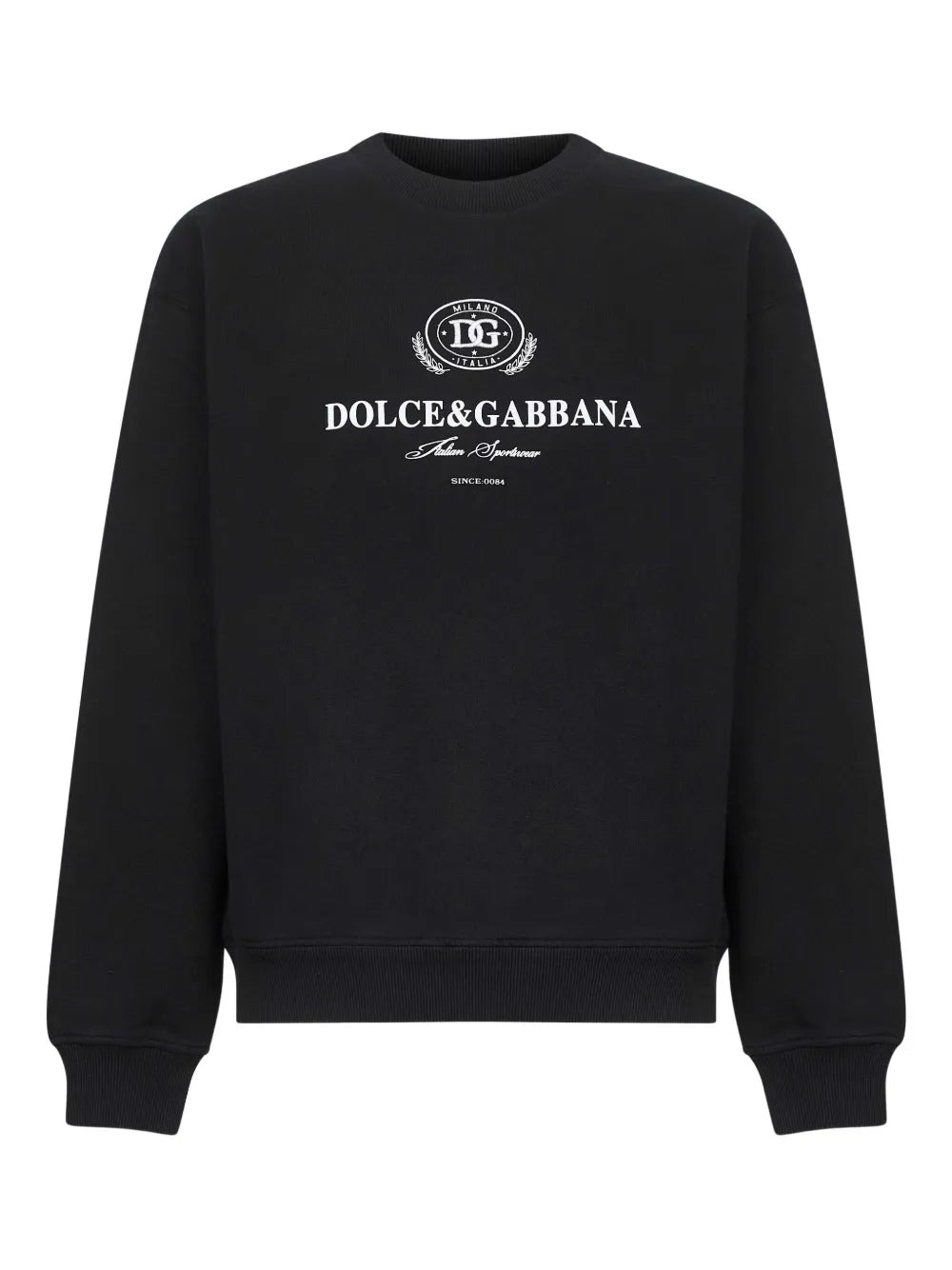 Dolce & Gabbana Men Crewneck Sweater With Logo - 1