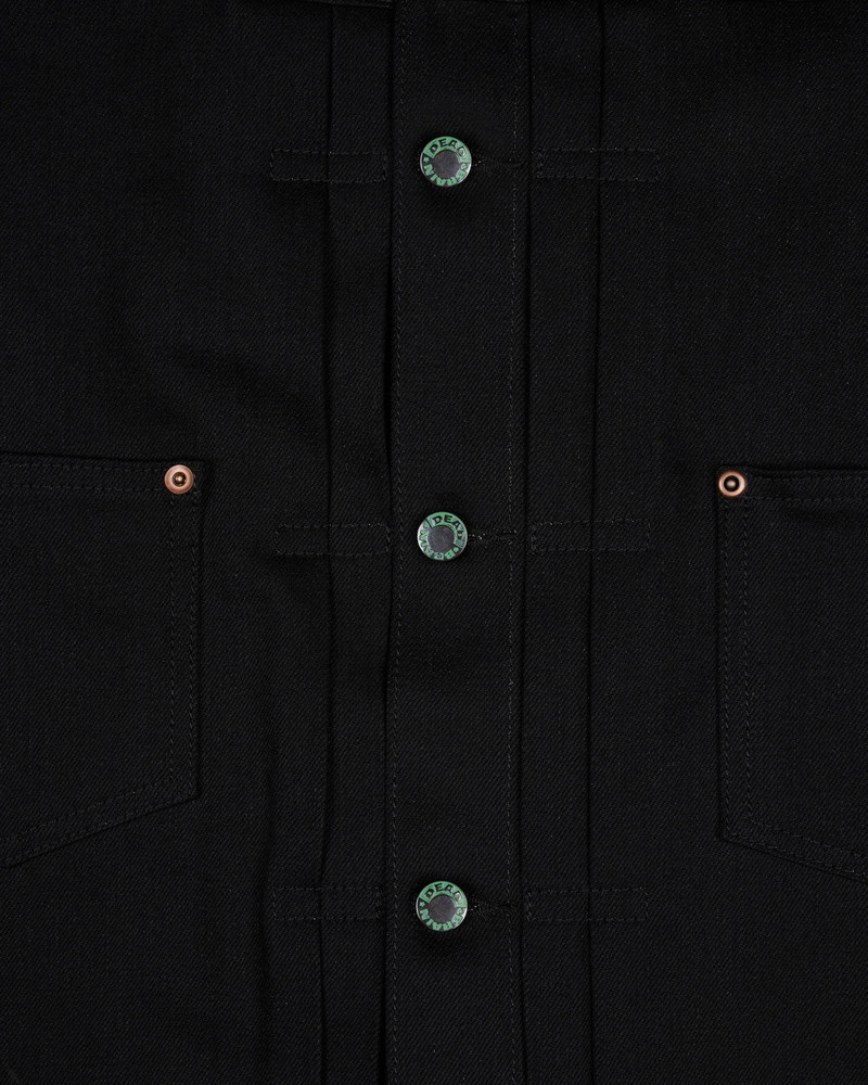 Trucker Jacket 13.2oz Selvedge Denim - Solid Black 5