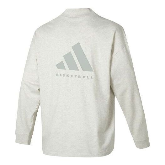 adidas Performance One Basketball Long Sleeves T-Shirt 'White' IX1971 - 2