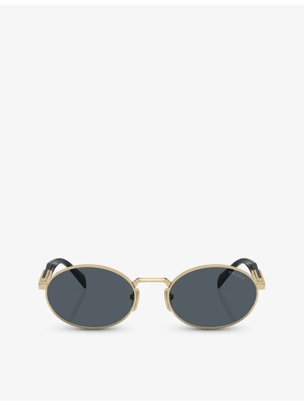 PR 65ZS Oval-Frame Metal Sunglasses - 1