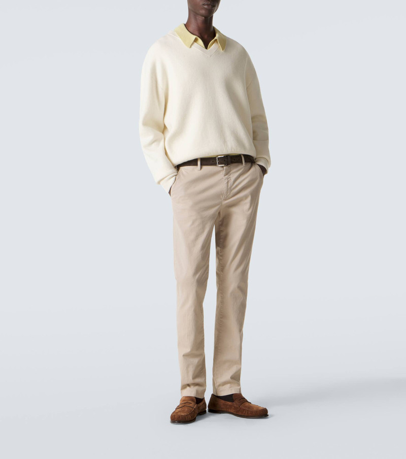 Canali Cotton straight chinos outlook