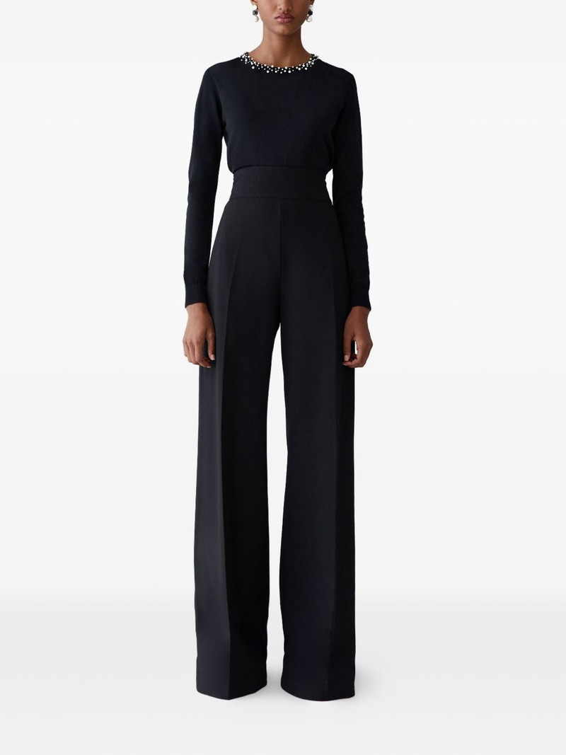 CAROLINA HERRERA pearl-embroidered sweater outlook