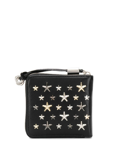 JIMMY CHOO Tessa star-studded wallet outlook