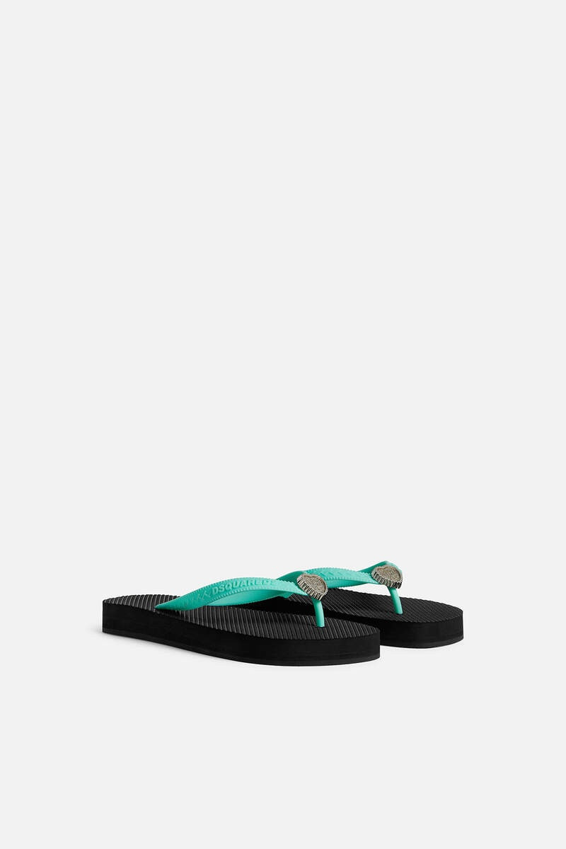 DSQUARED2 HEART FLIP FLOPS outlook