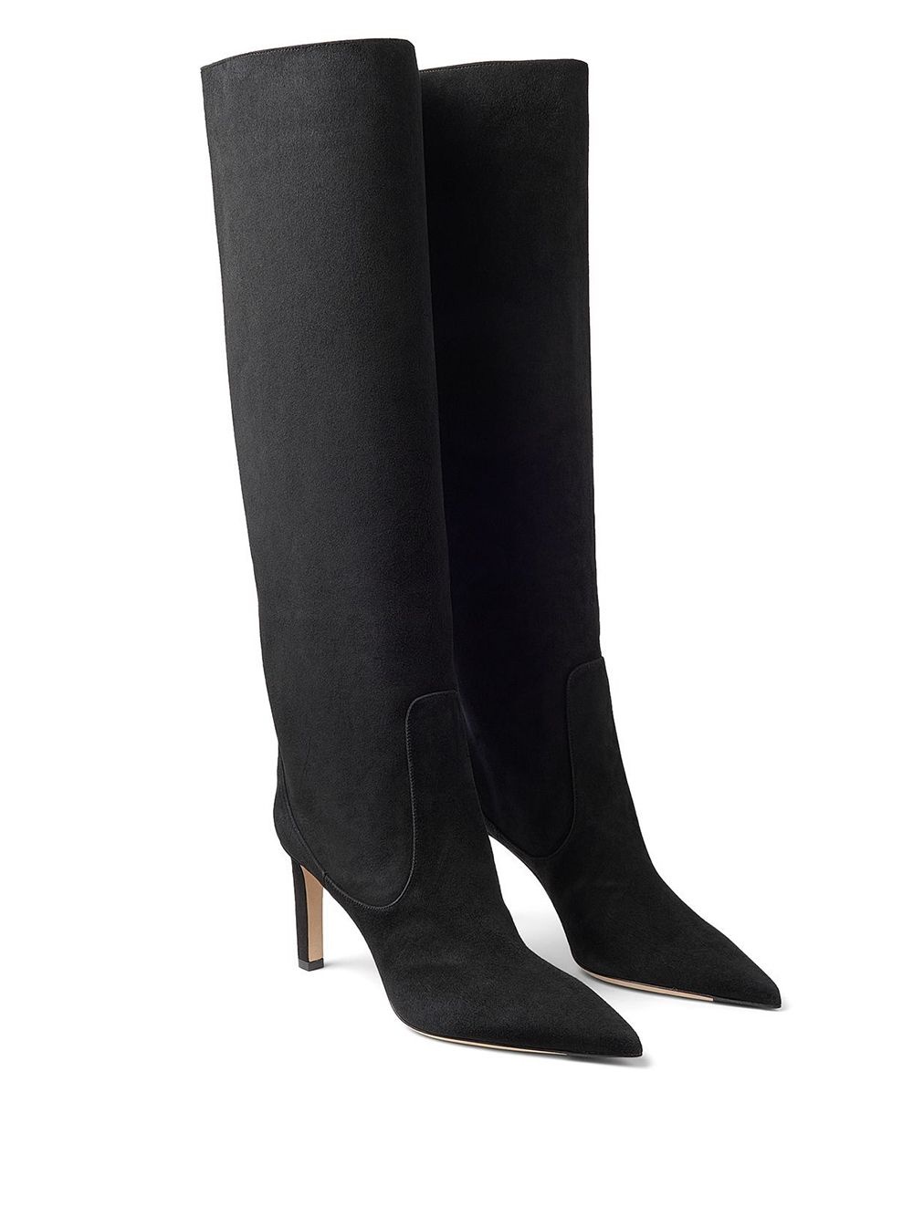 pointed toe leather boots - 2