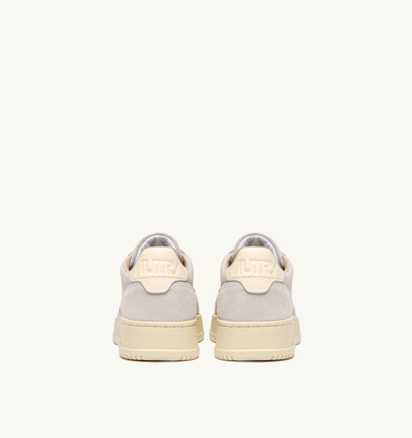 MEDALIST LOW SNEAKERS IN MARBLE AND OFF WHITE SUEDE - 3