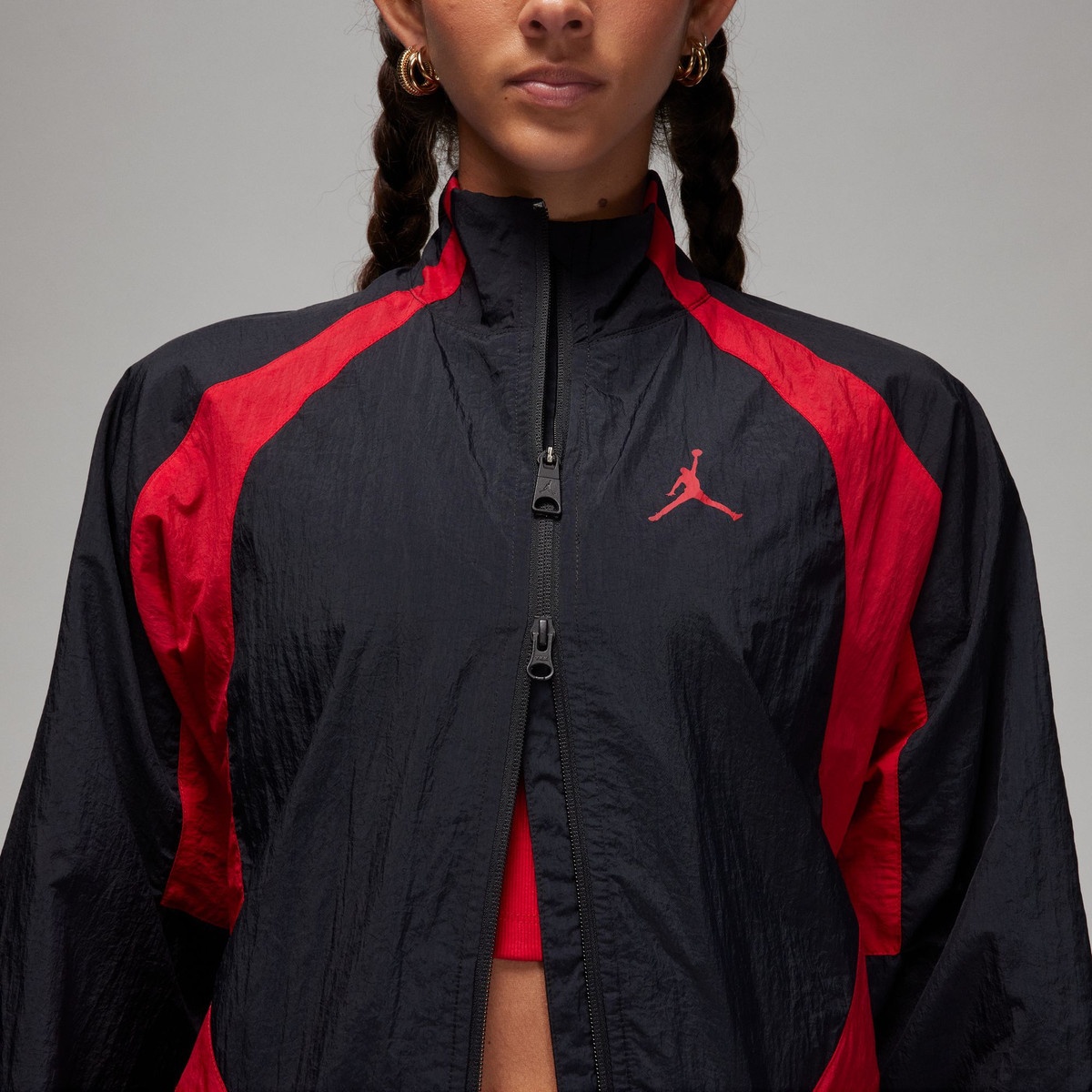 Jordan black and red jacket online