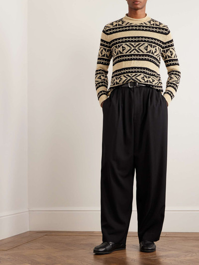 Ralph Lauren Mock-Neck Silk-Jacquard Sweater outlook