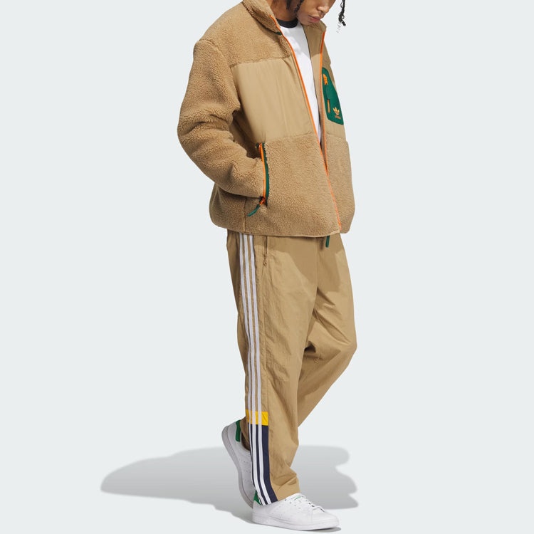 adidas Originals Sherpa Jackets 'Brown' IN0994 - 4